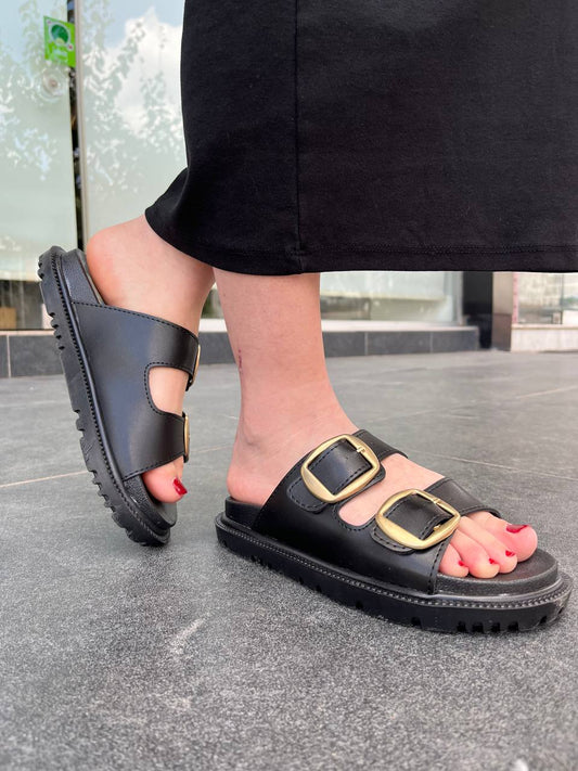 KBTX - 1 Siyah Kadın Terlik - Pawliox