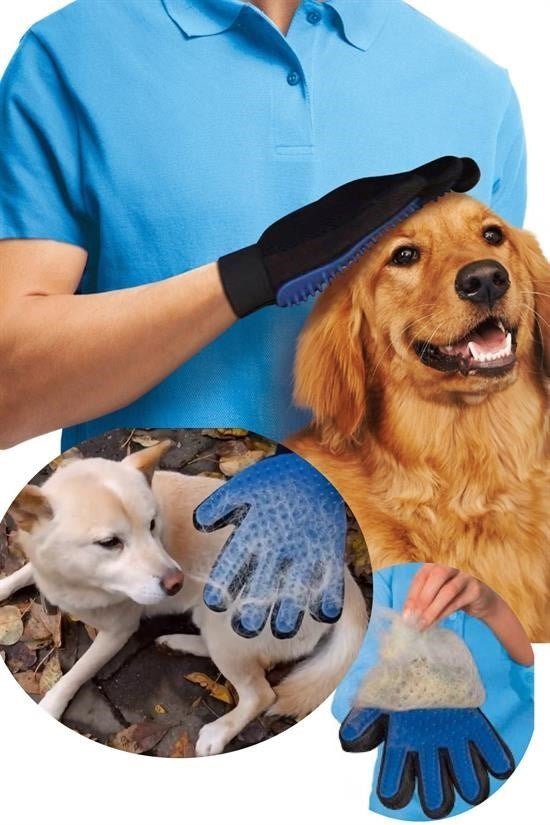 Pawliox® Tüy Toplayan Kedi Temizleme Eldiveni Tüy Toplama Eldiveni - Pawliox