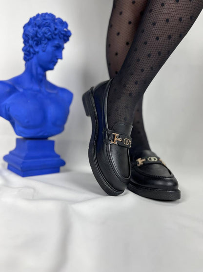 KB - 802 Kömür Cilt Kadın Babet - Pawliox