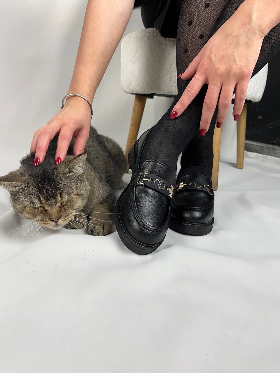 KB - 802 Kömür Cilt Kadın Babet - Pawliox