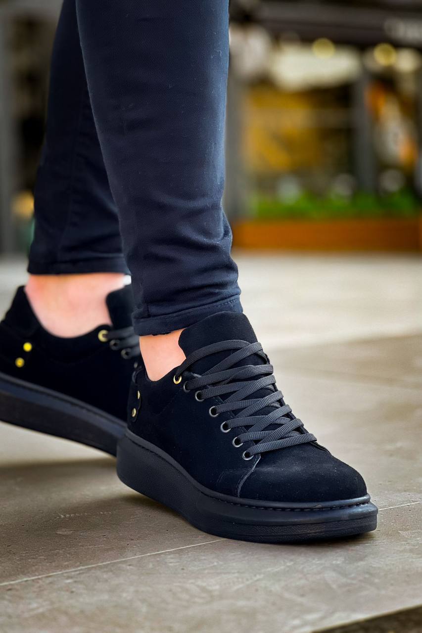 KB047 Kuback Kömür Süet Günlük Erkek Ayakkabı - Pawliox