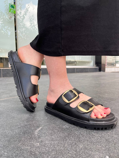 KBTX - 1 Siyah Kadın Terlik - Pawliox