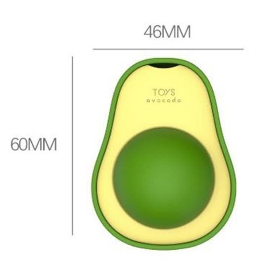 Pawliox® Avokado Model Yapışkanlı Kedi Oyuncağı Yenilebilir Kedi Nanesi Otu - Pawliox