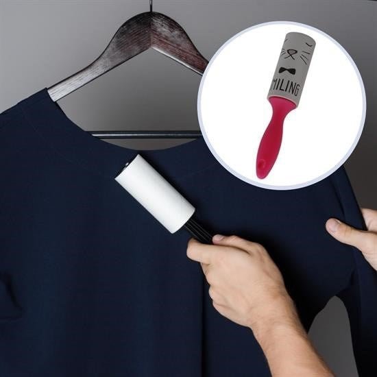 Tekrar Kullanılabilir Yapışkanlı Tüy Toplama Rulo Aparatı - Pawliox