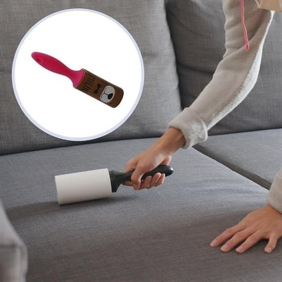 Tekrar Kullanılabilir Yapışkanlı Tüy Toplama Rulo Aparatı - Pawliox